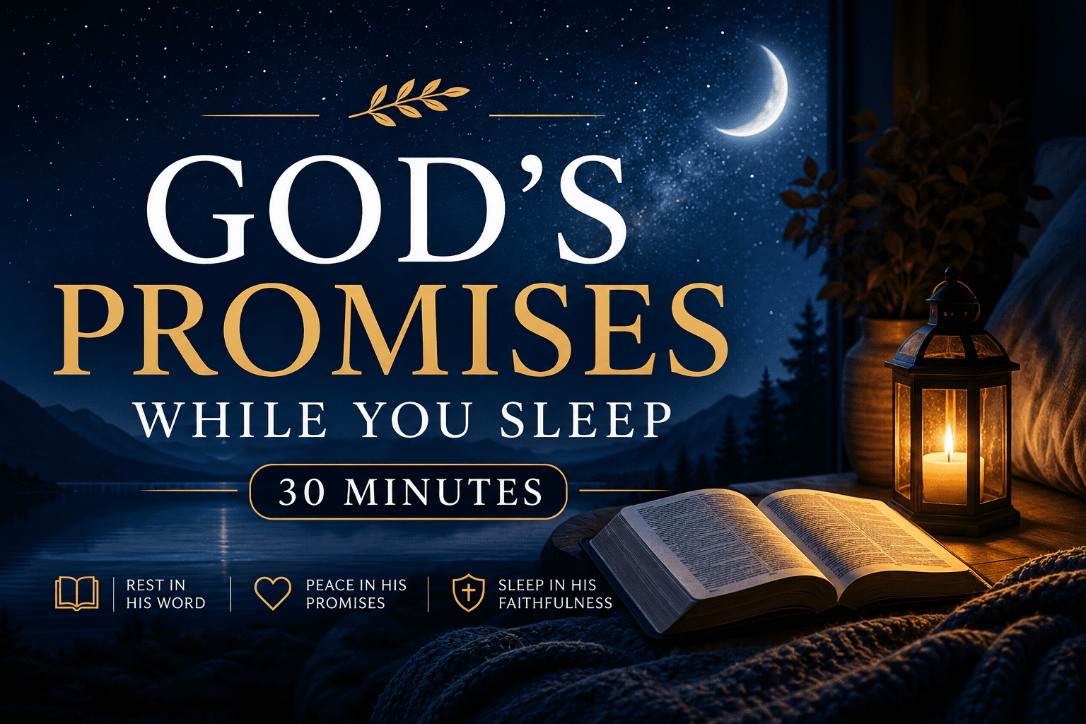 30 min god's promises while you sleep thumbnail feautred image