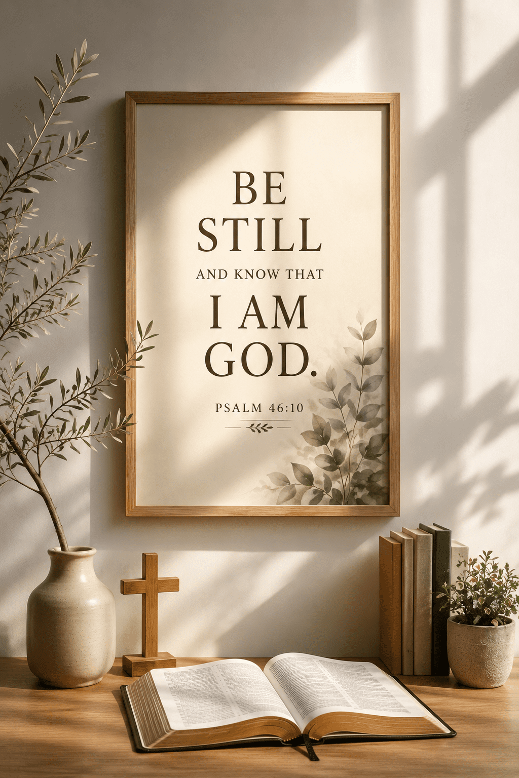 be still and know that i am god