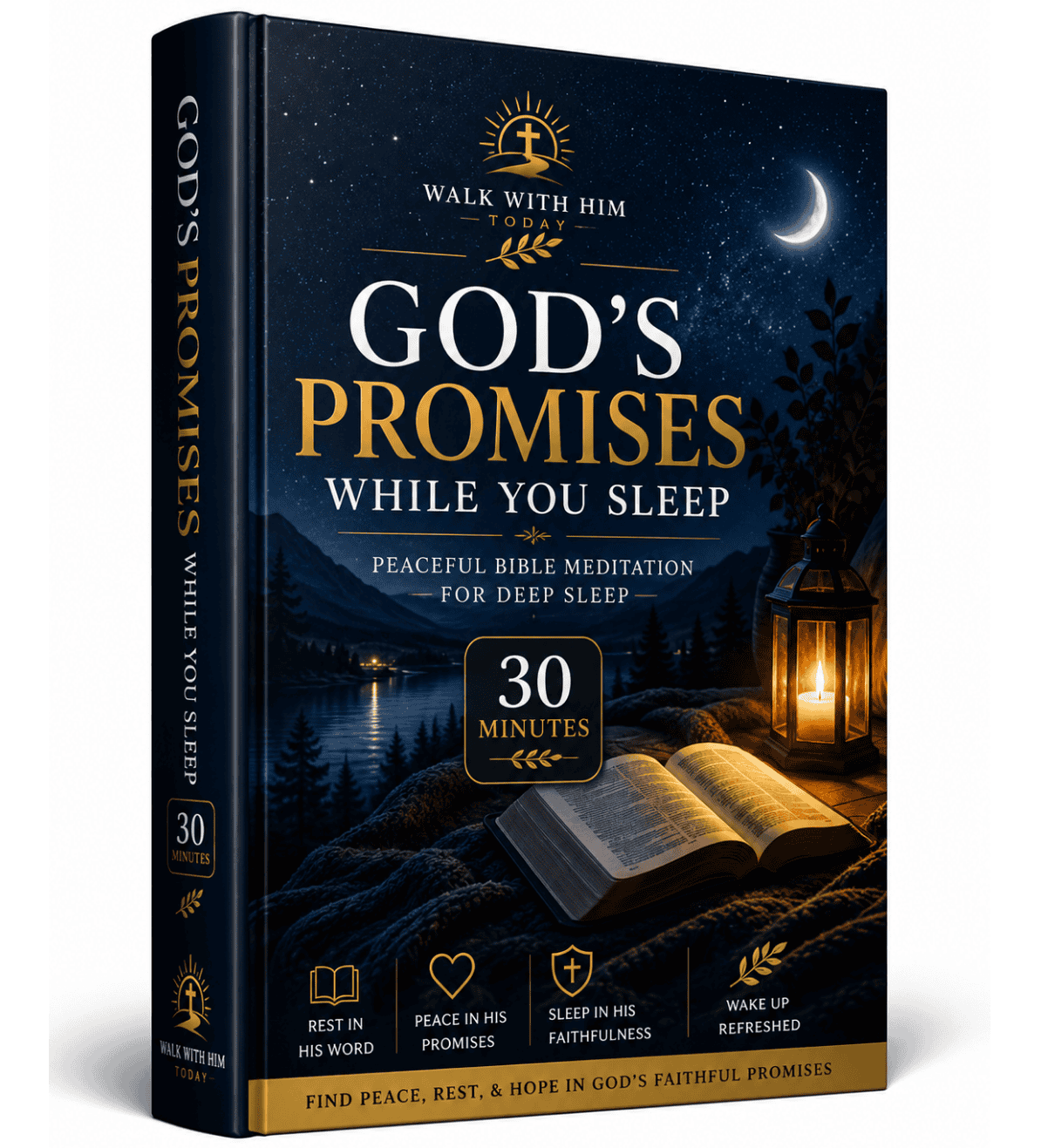 30 min god's promises while you sleep 3d book